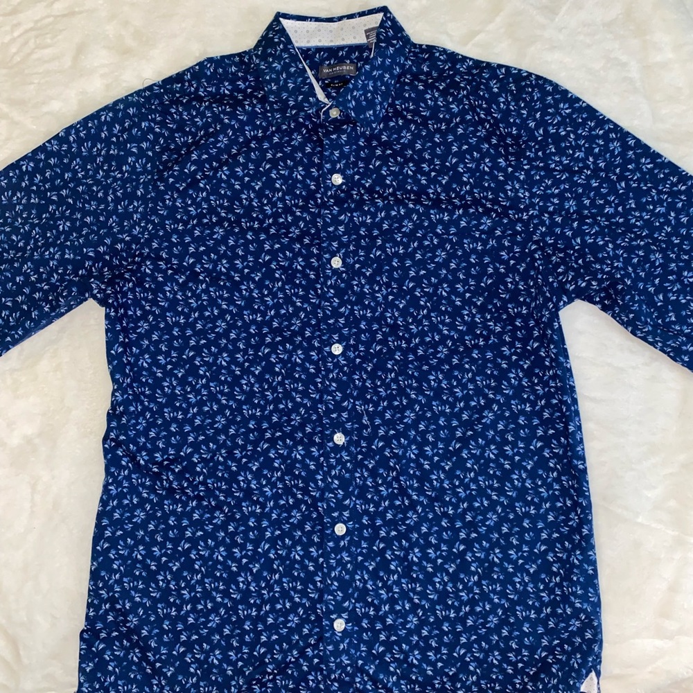 Can Heusen Slim Fit Dress Shirt